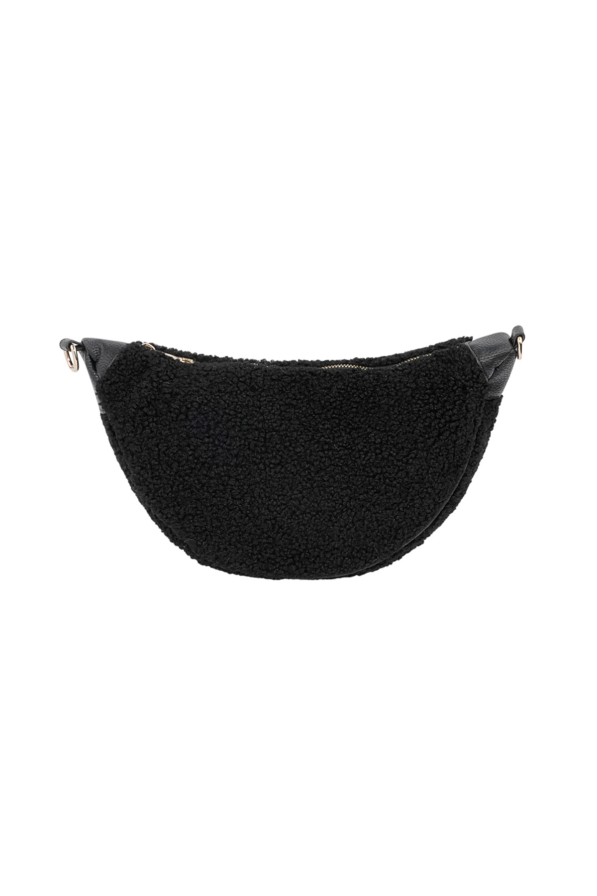 Fluffy Teddy bag - black h5 