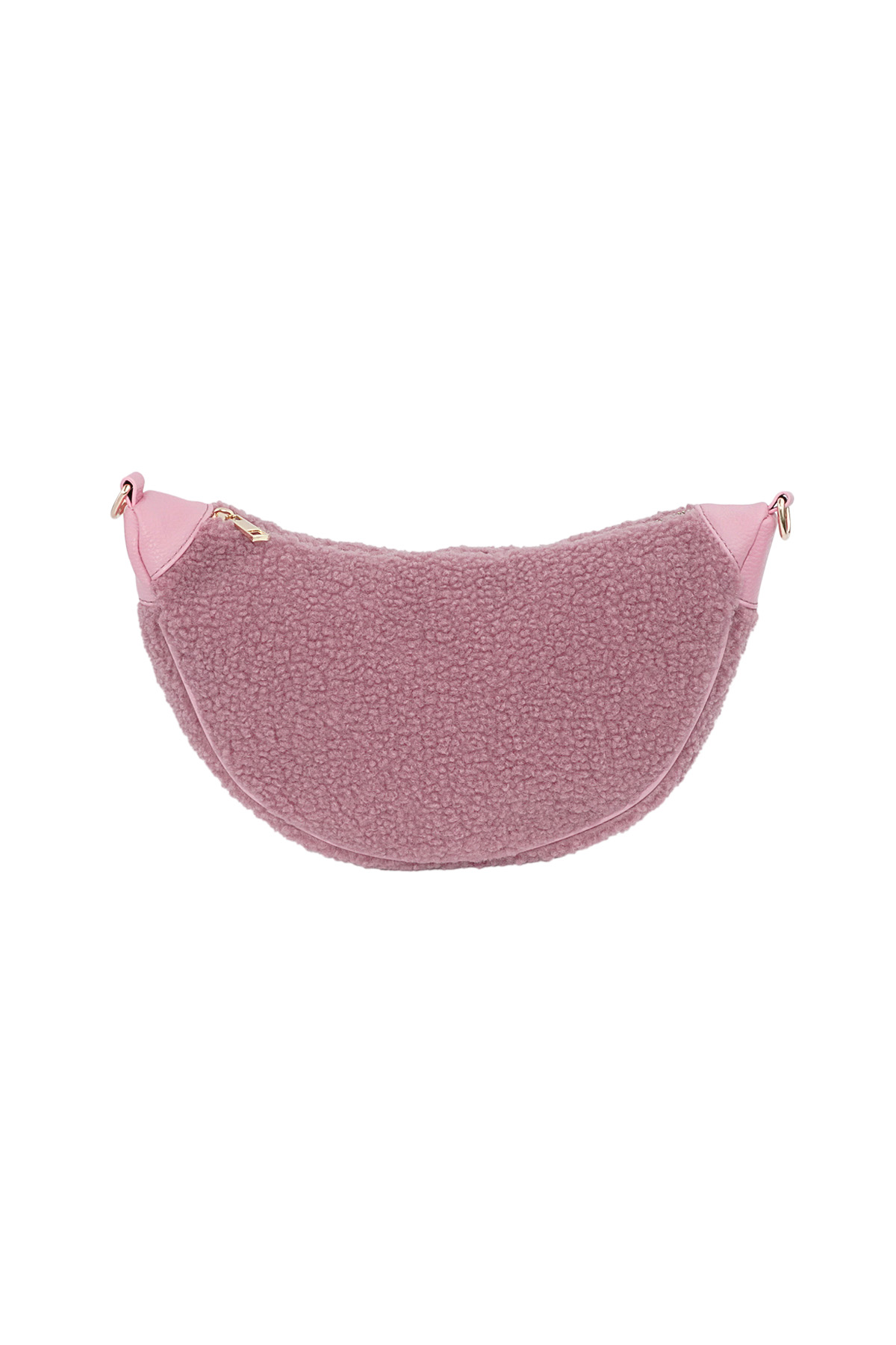 Sac Teddy moelleux - rose h5 