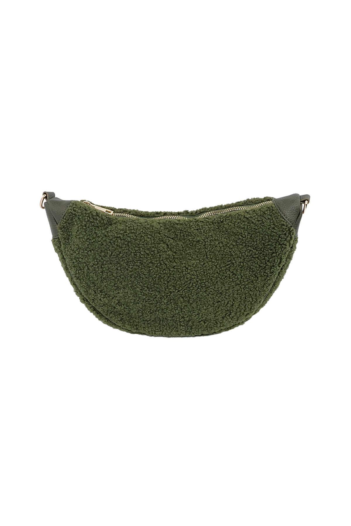 Sac Teddy moelleux - vert h5 