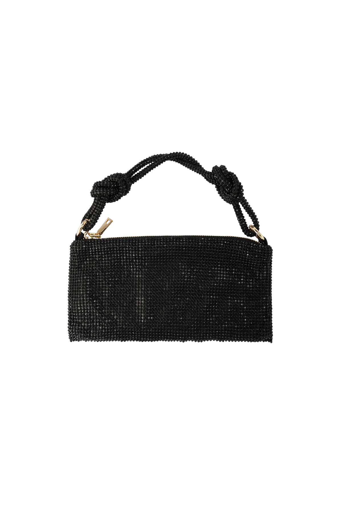 Bolso glamour anudado - negro h5 