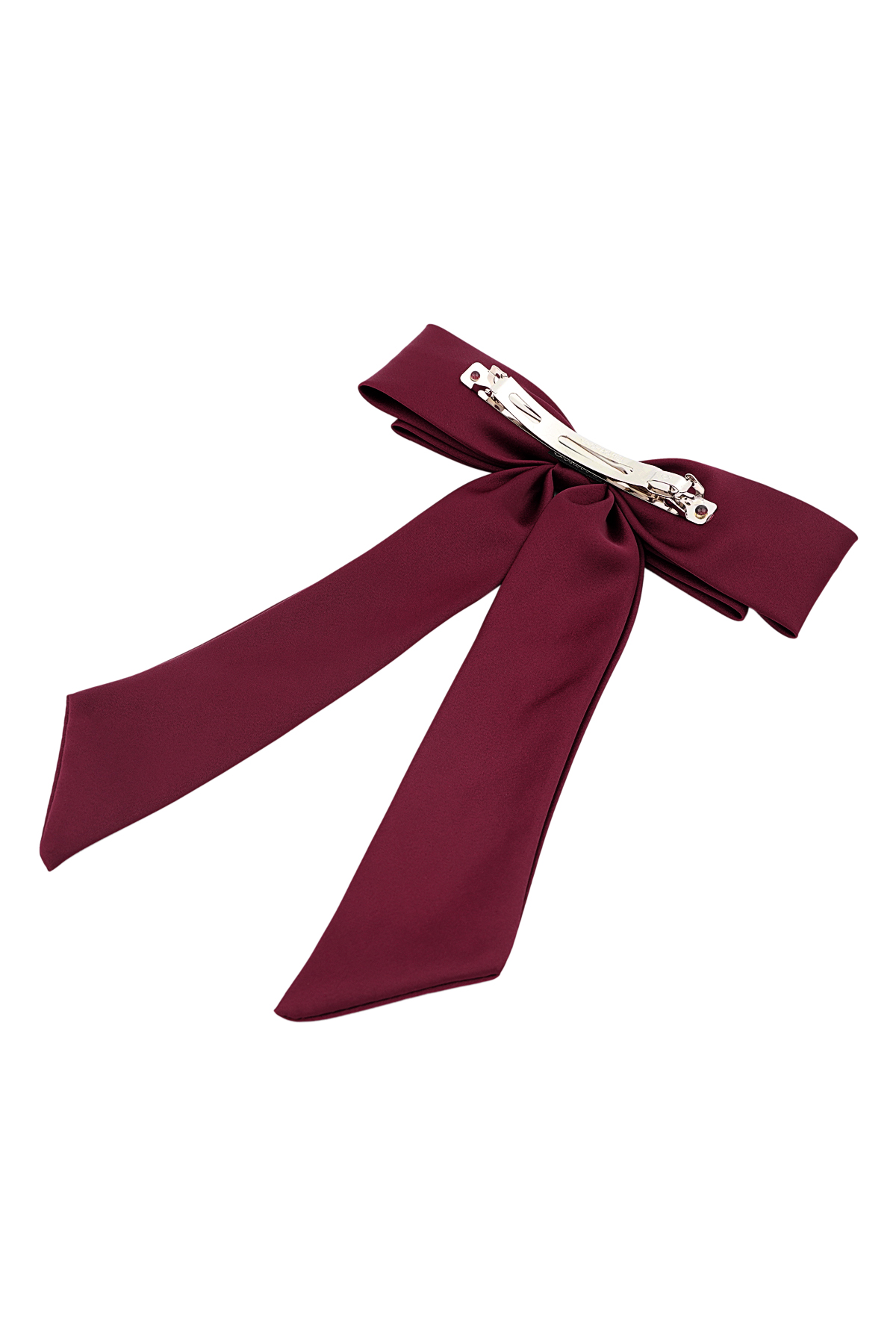 Hair bow basic babe - wine red h5 Picture4