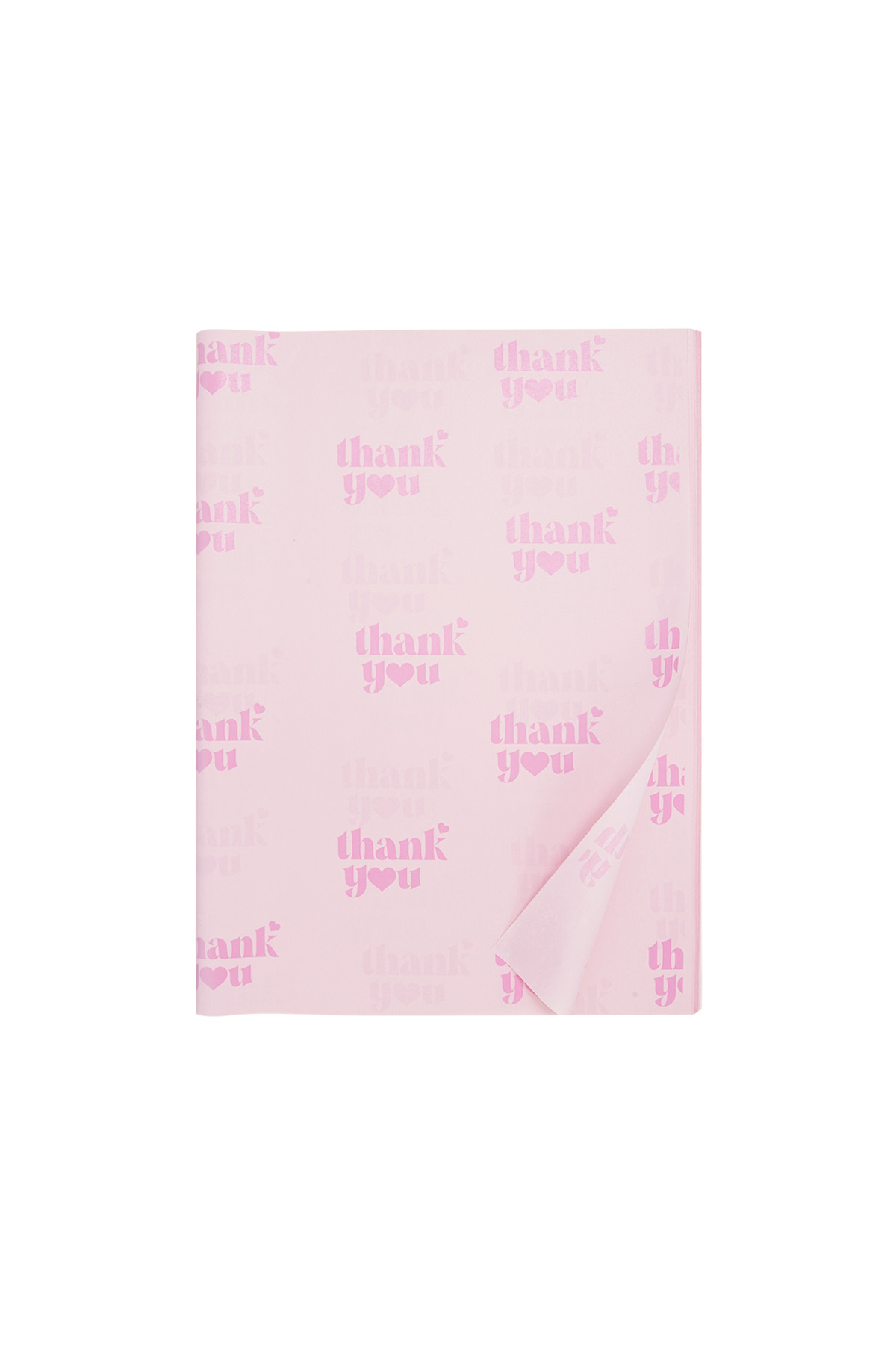 Thank You Small Tissue Paper (100PCS) - Pink