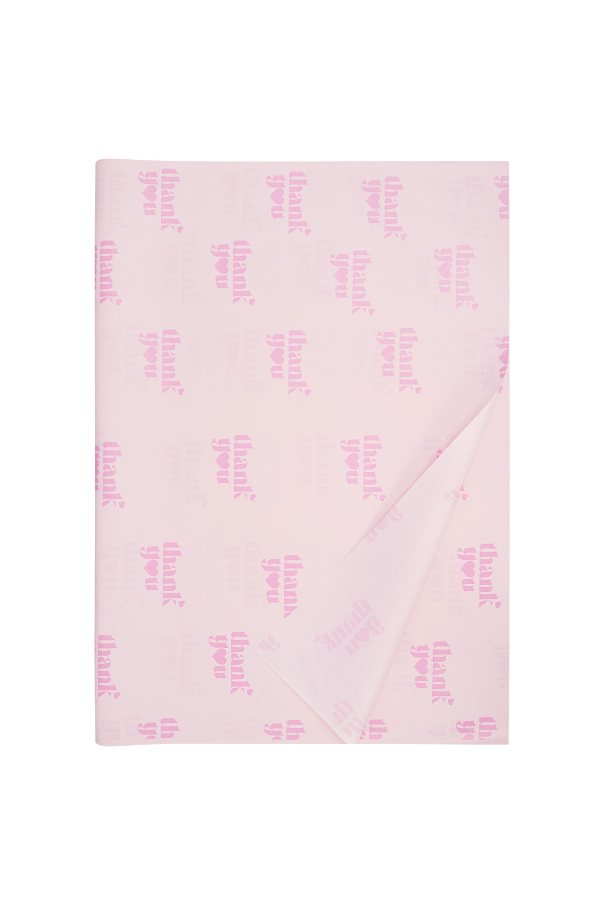 Thank You Large Tissue Paper (100PCS) - Pink 