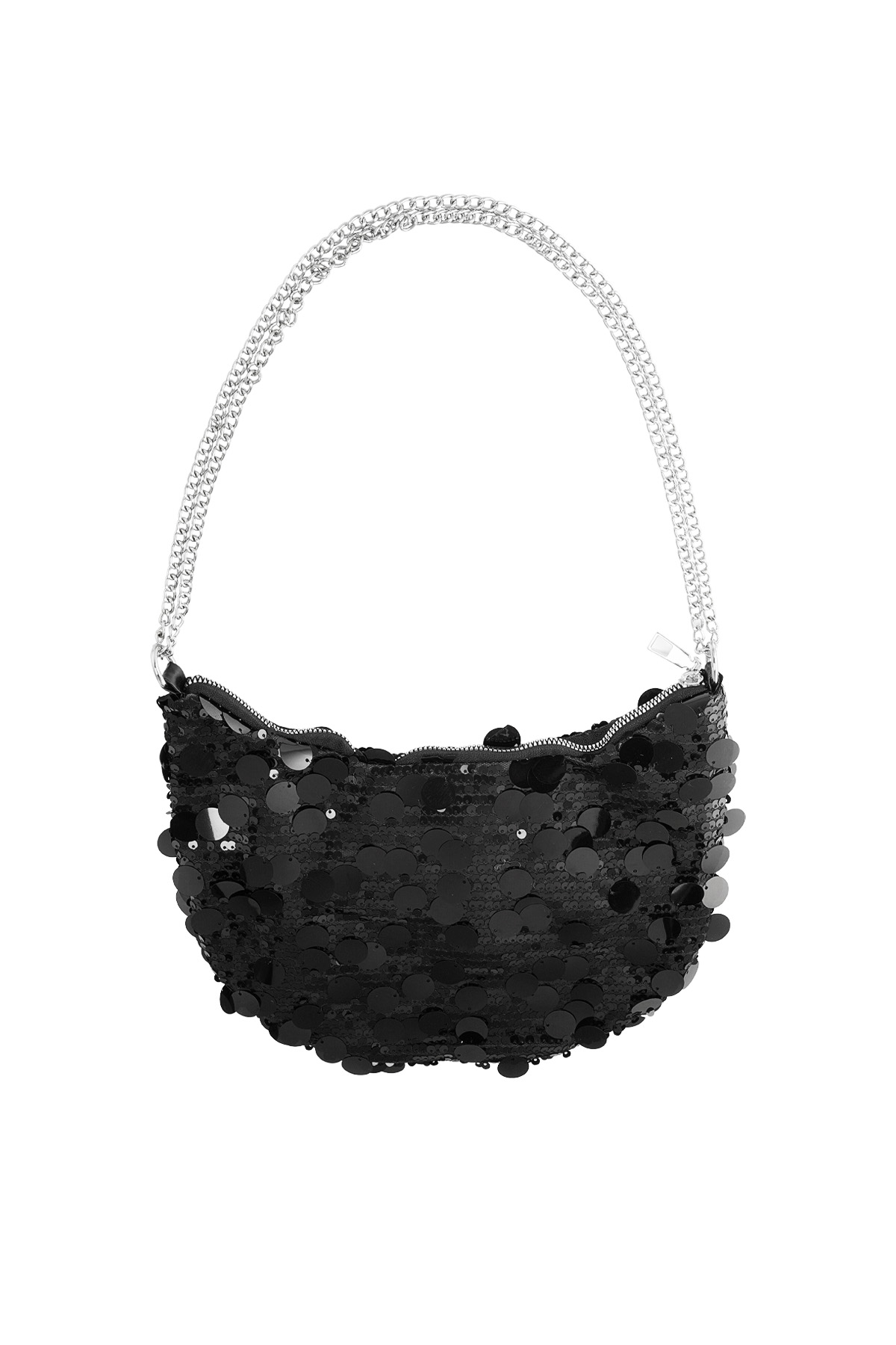 Bolso brillo y glamour - negro h5 