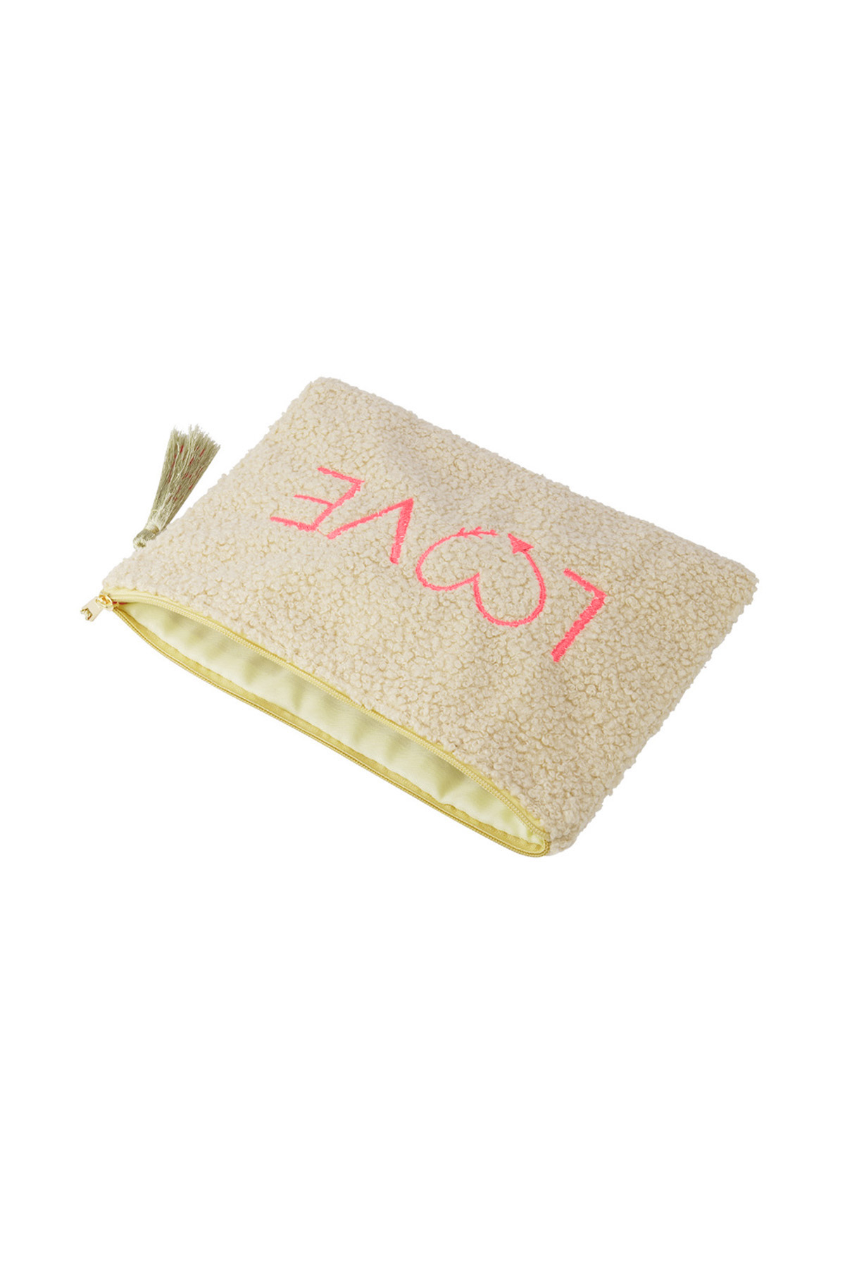 Lovely Teddy make-up tas - beige h5 Afbeelding3