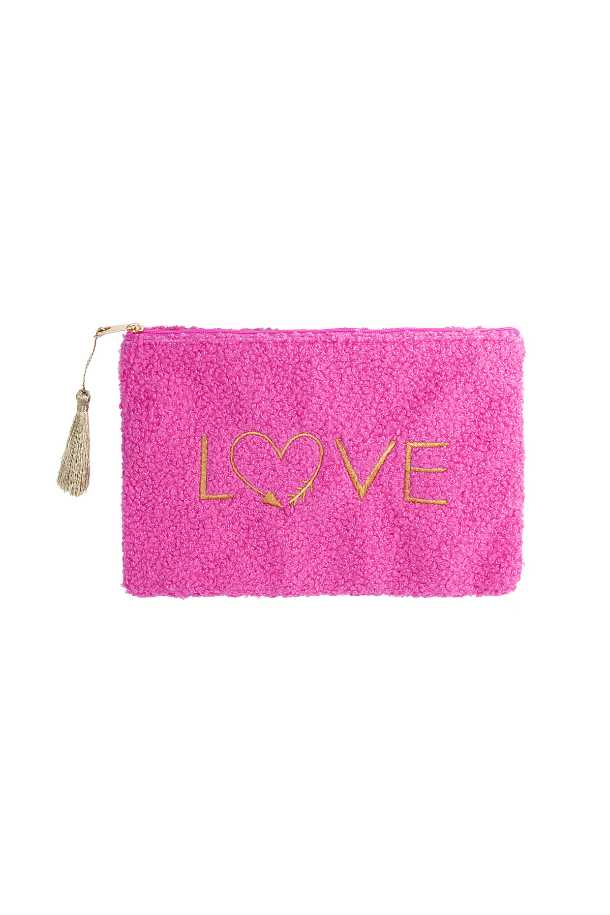 Adorabile borsa per il trucco Teddy - rosa h5 