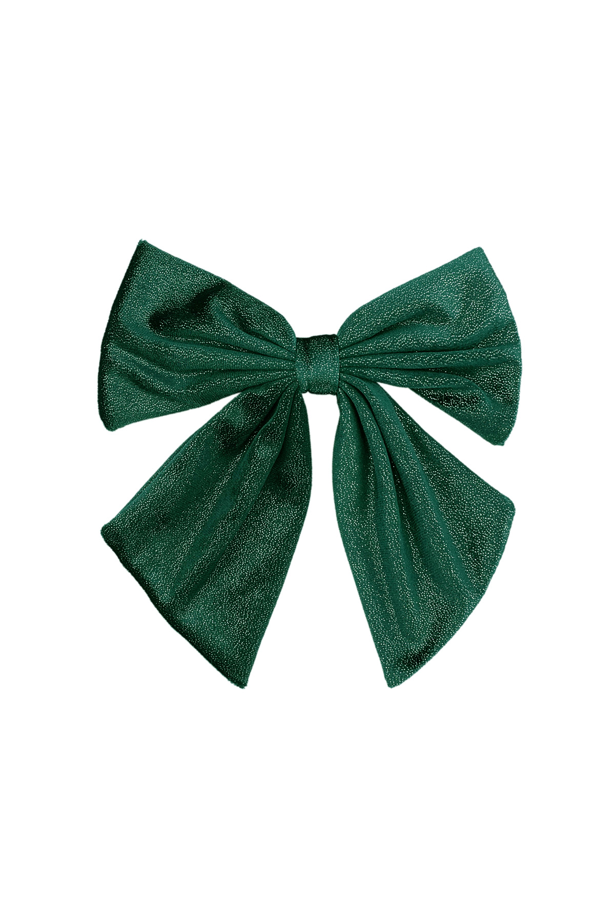 Beautiful Bow hair clip - dark green h5 