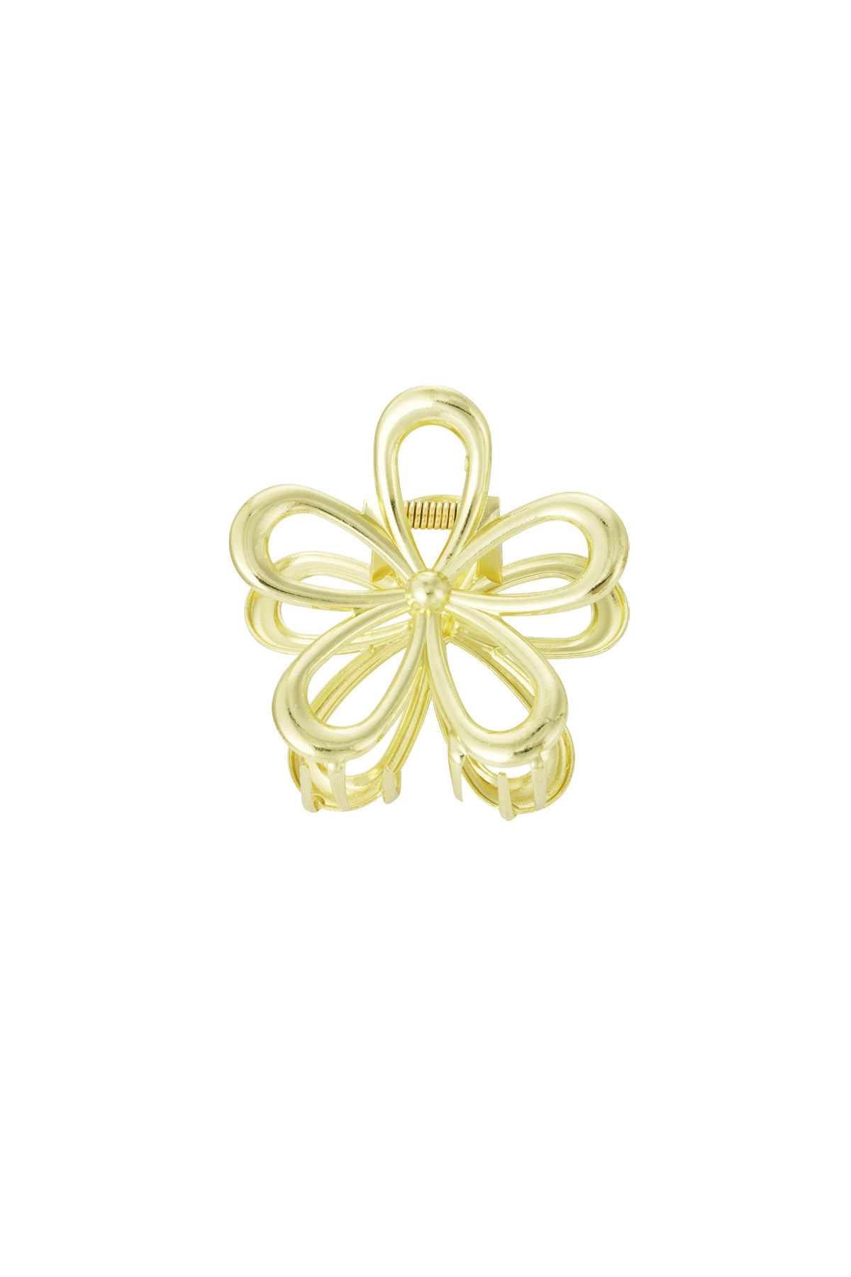 Haarspange Flower Power - gold h5 