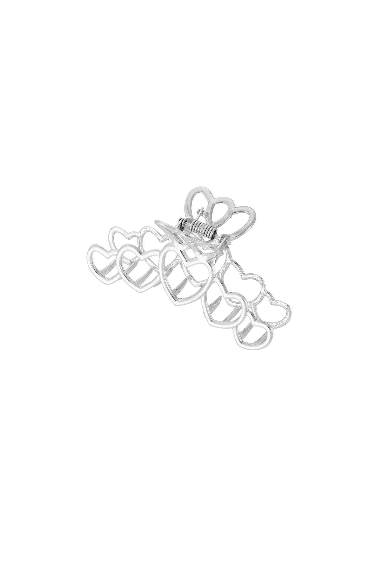 Haarclip love all over - zilver Afbeelding3