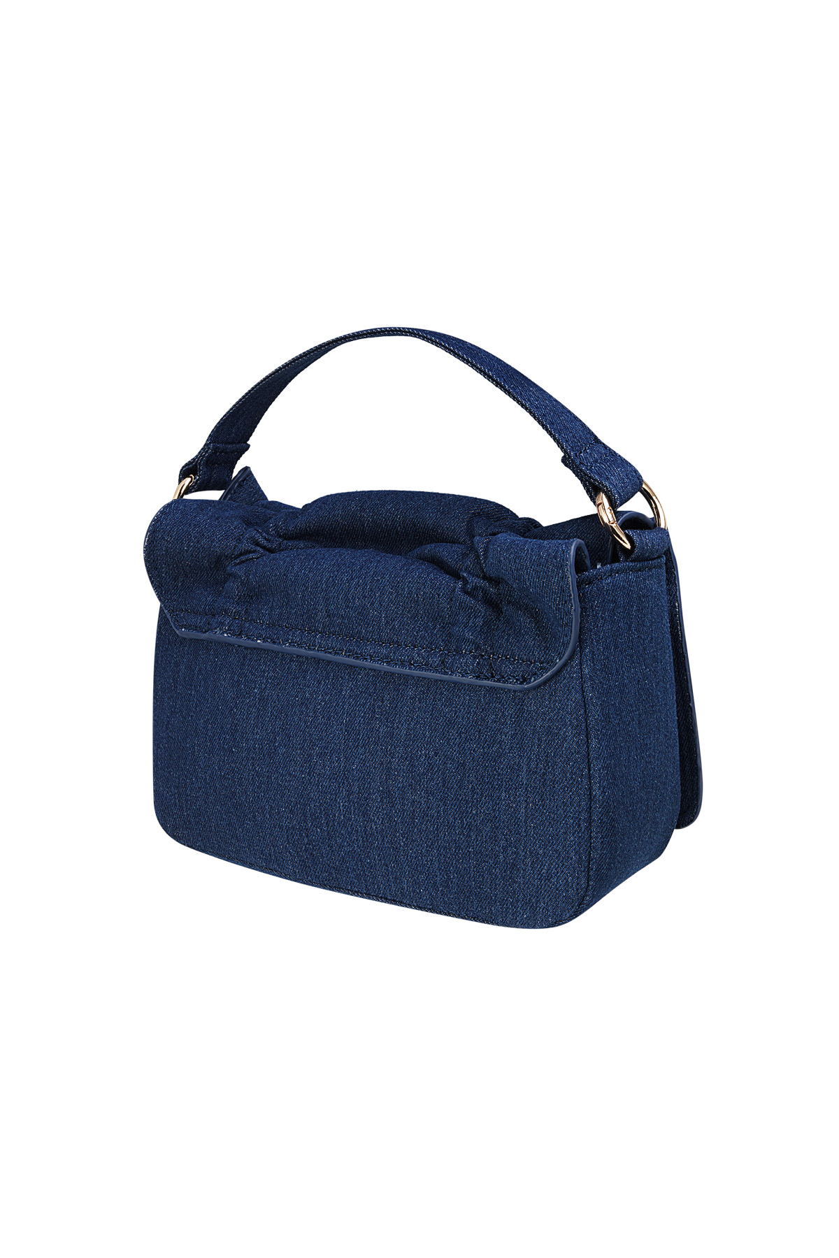 Borsa in denim con fiocchi - blu h5 Immagine4