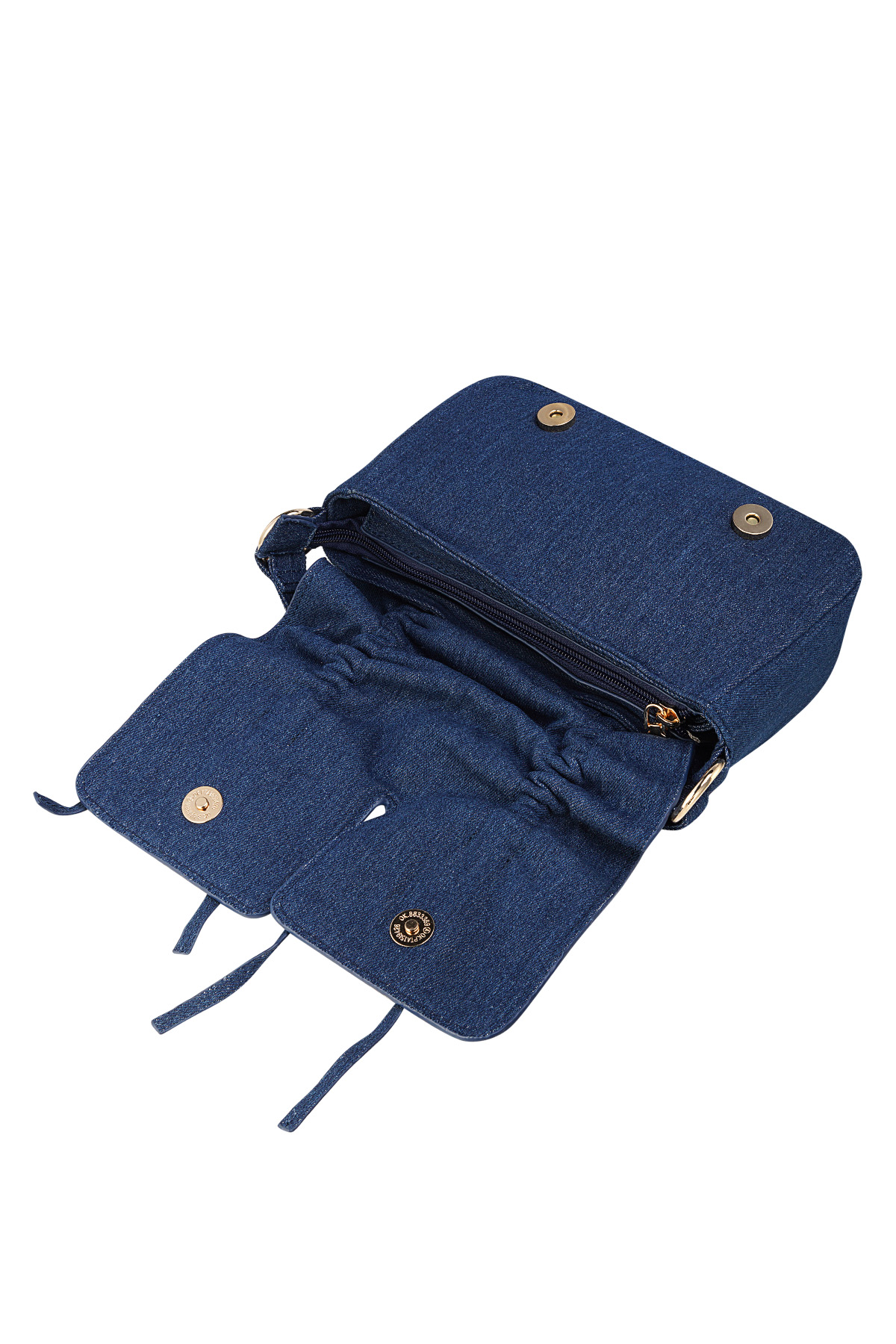 Borsa in denim con fiocchi - blu h5 Immagine3