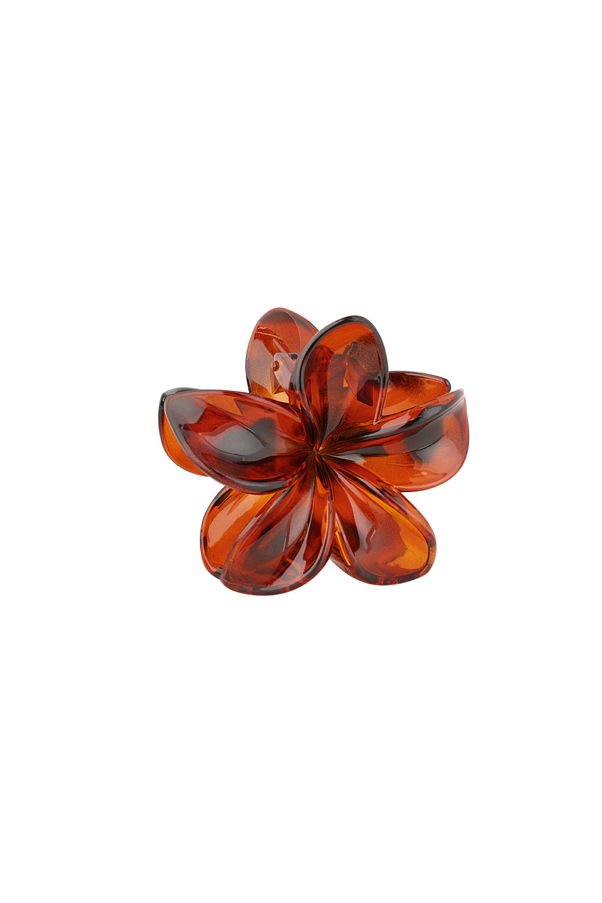 Hawaiian Flower Hair Clip - Red h5 