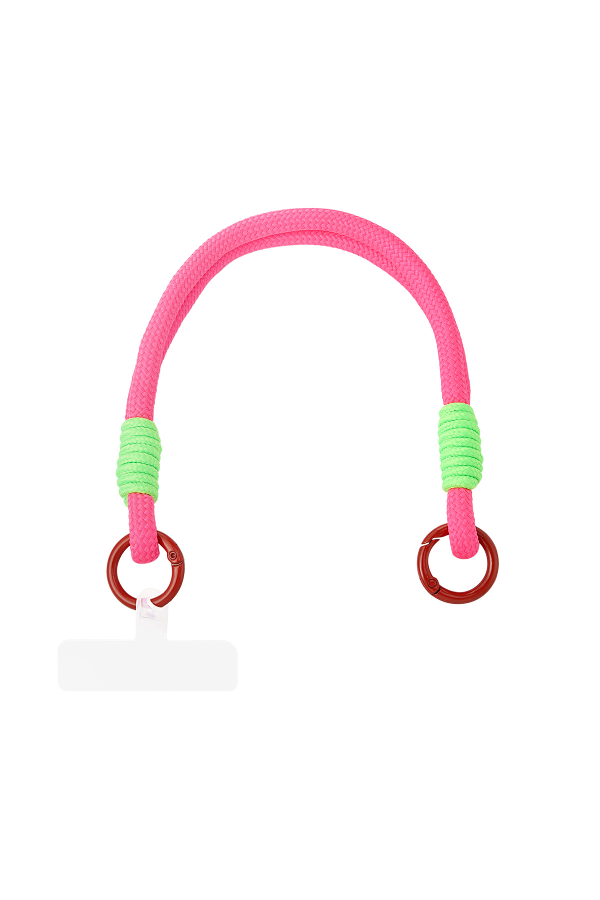 Summer telephone cord - pink & green h5 