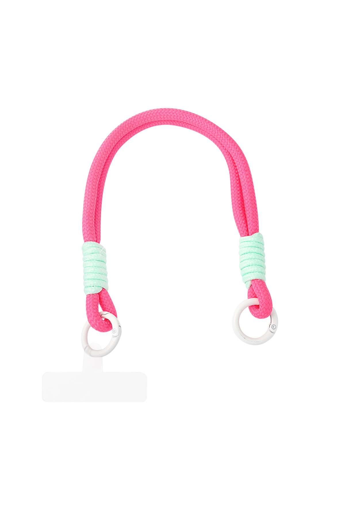 Sommerliches Telefonkabel - Pink & Mint h5 