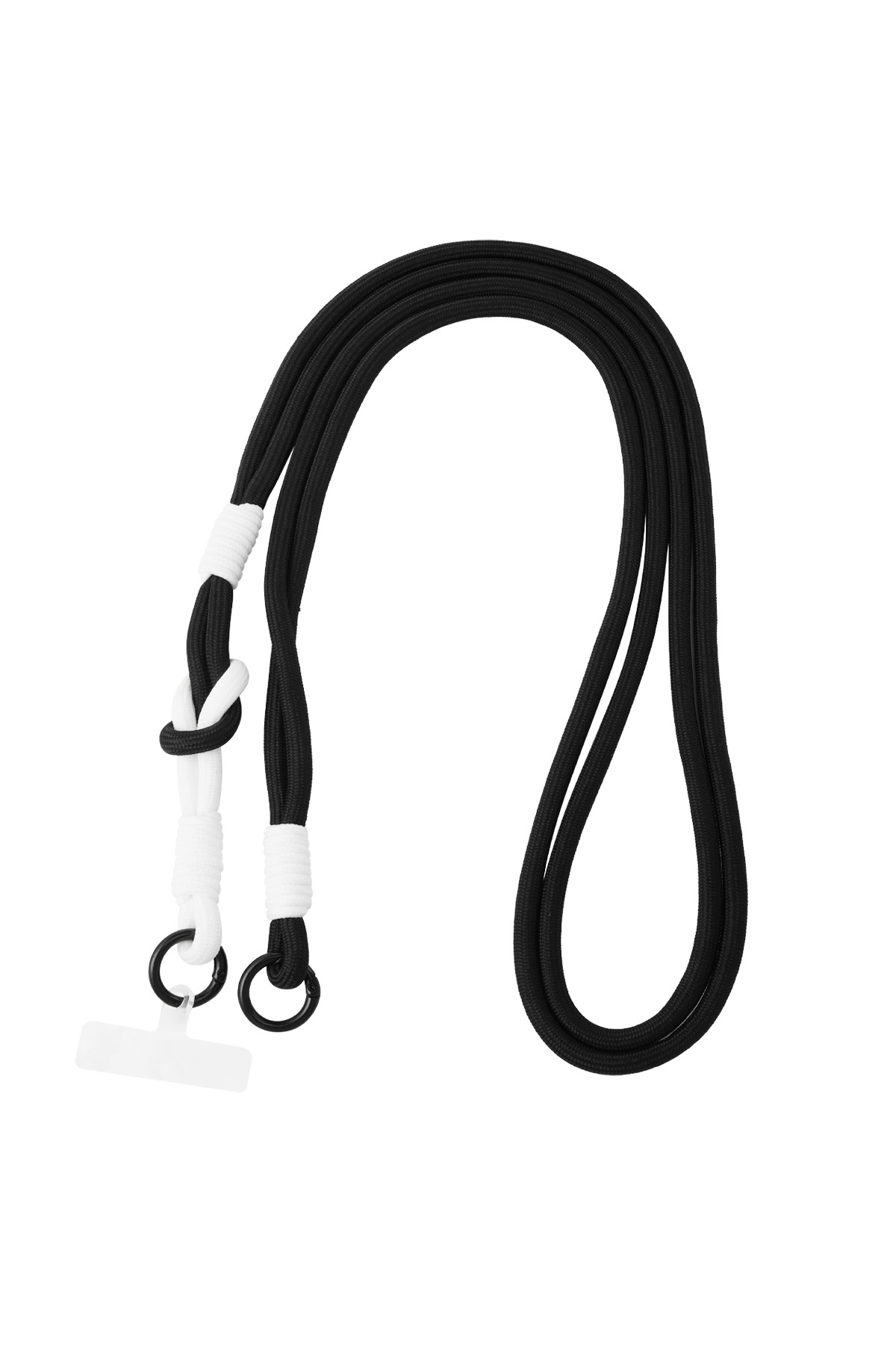 Summer telephone cord - black & white h5 