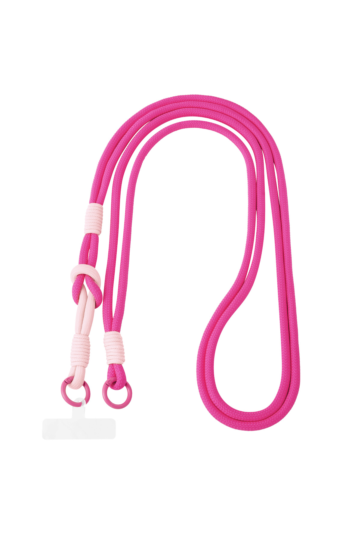 Summer telephone cord - pink & light pink h5 