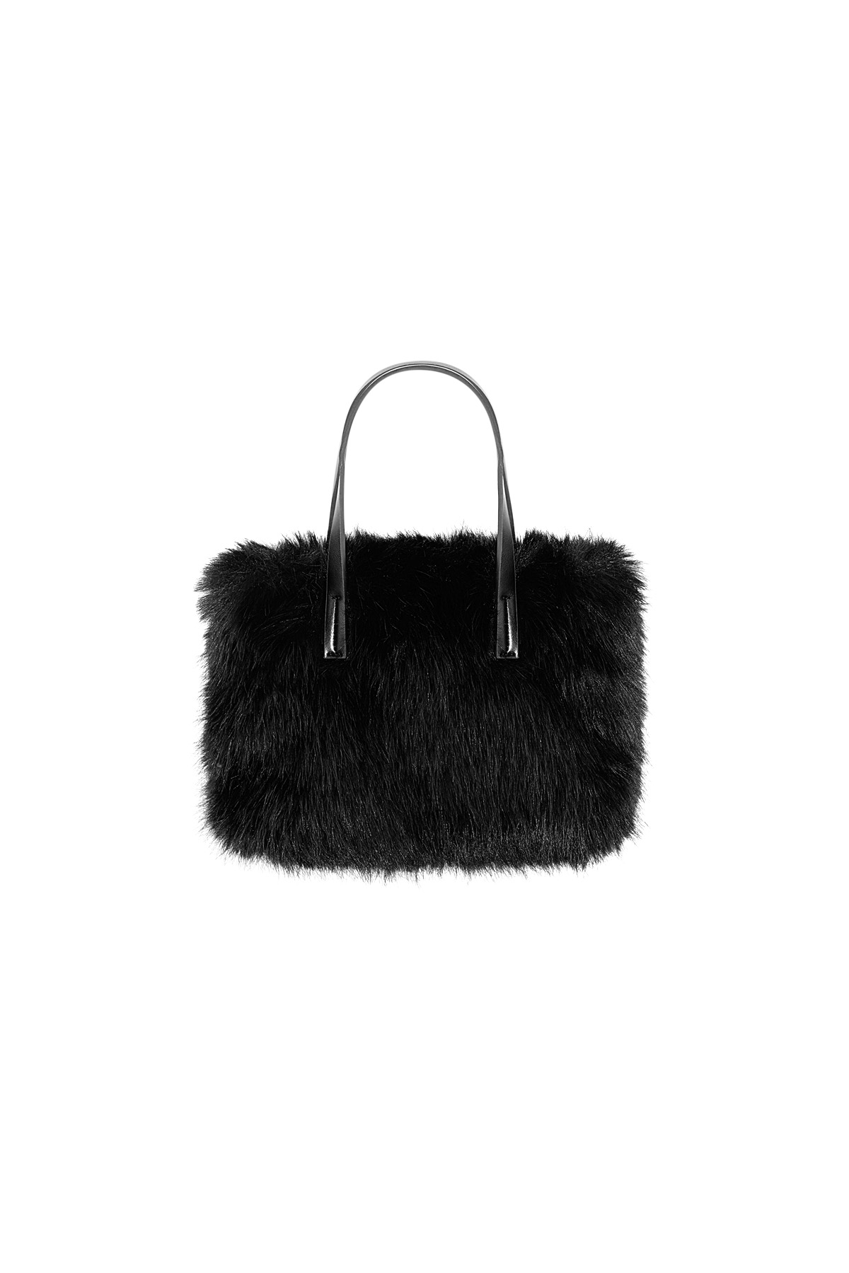 Borsa rifugio in peluche - nera h5 