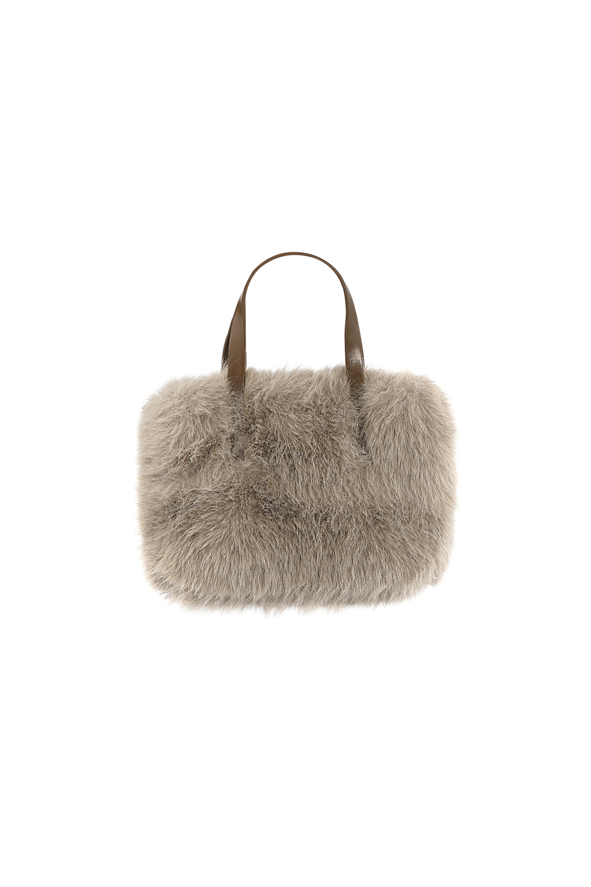 Borsa rifugio in peluche - cammello h5 