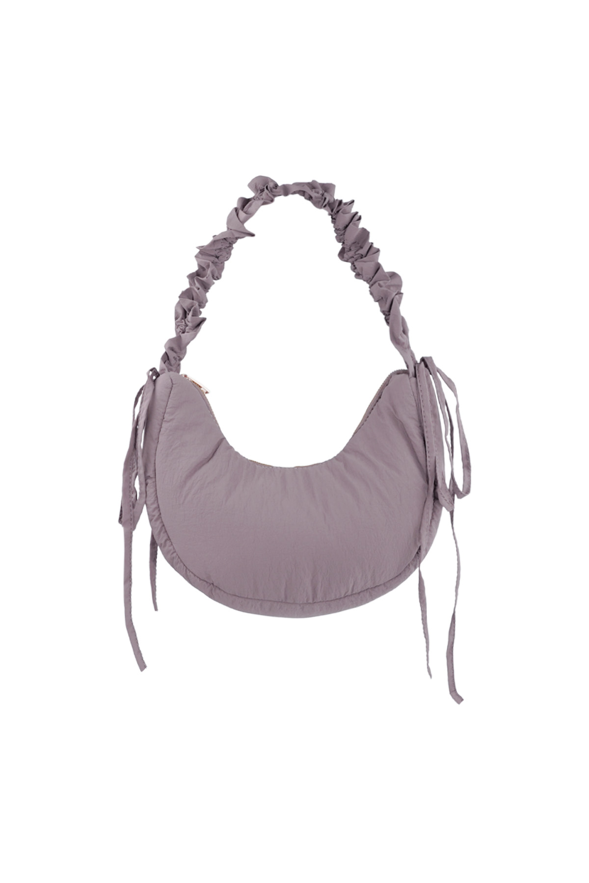 Bolso circular con nudos - Morado h5 