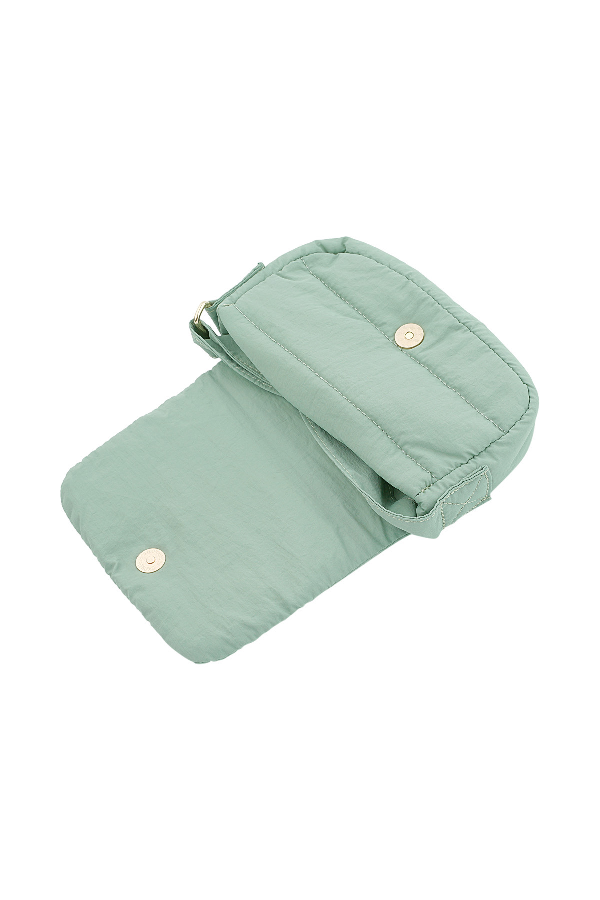 Borsa puffy preziosa - verde pavone h5 Immagine3