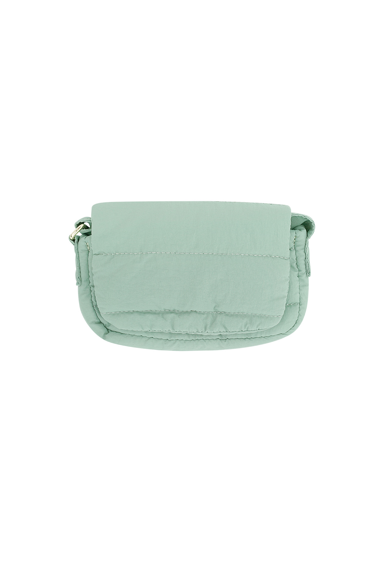 Bolsa puffy preciosa - verde pavo real h5 