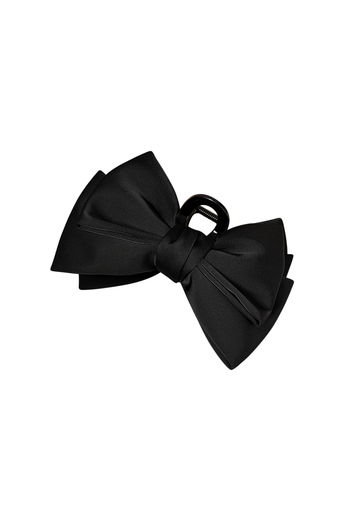 Hair clip bow - black