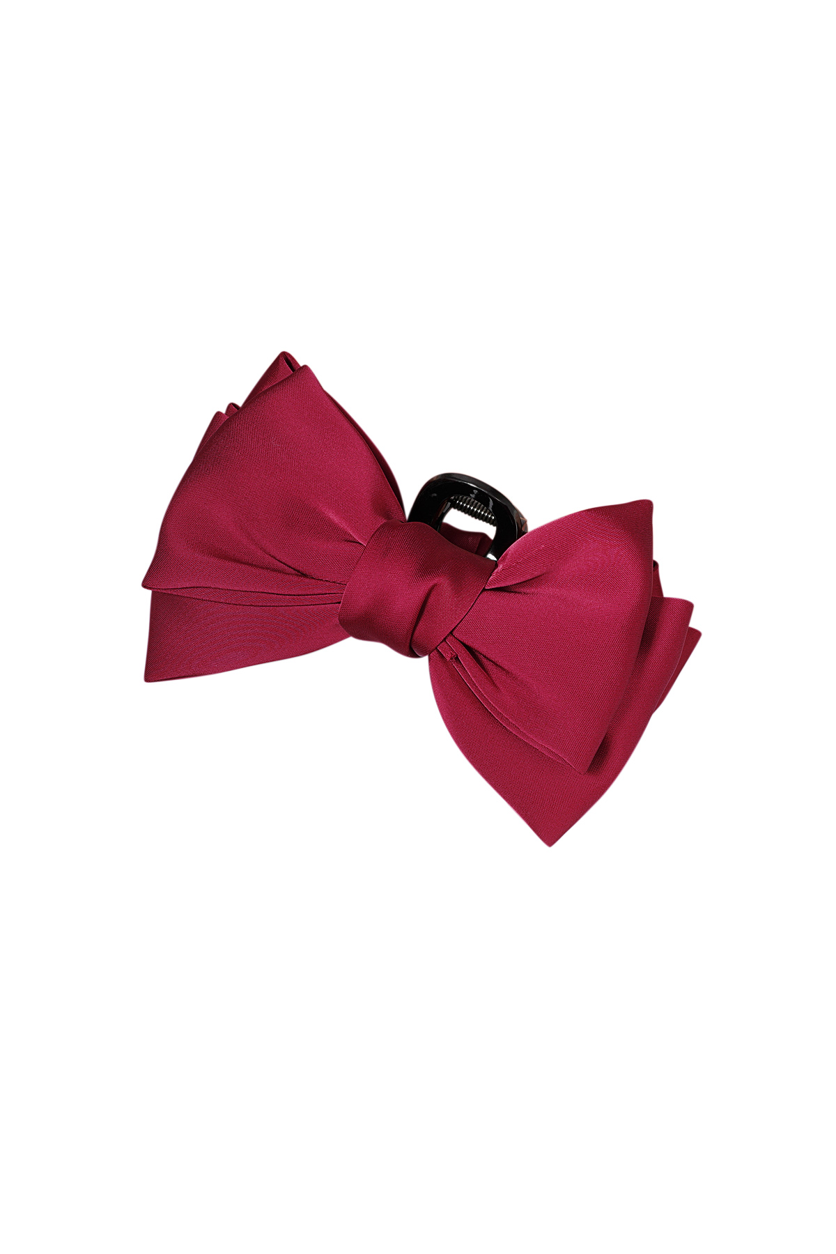 Hair clip bow - red 