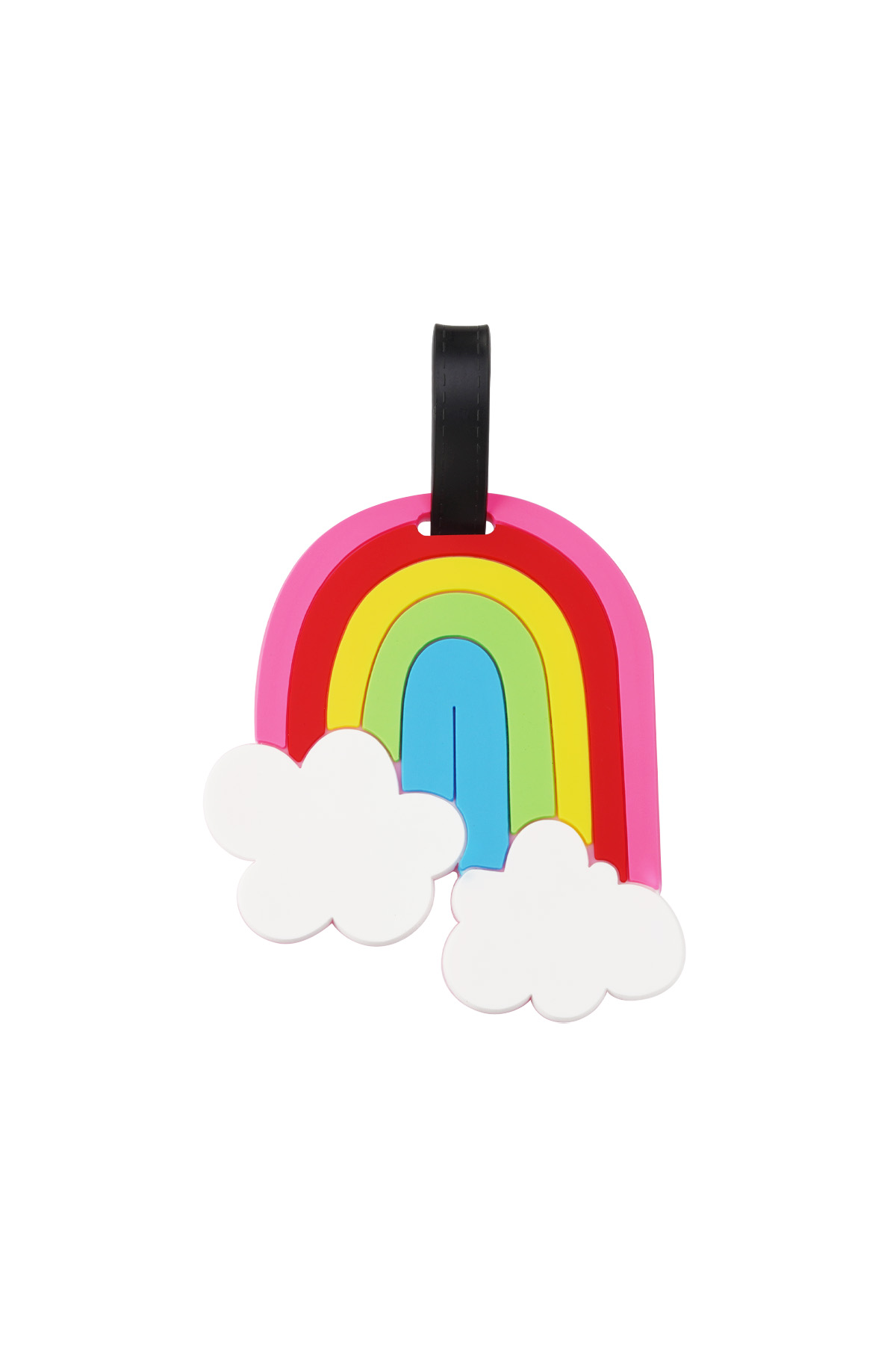 Rainbow suitcase tag - multi