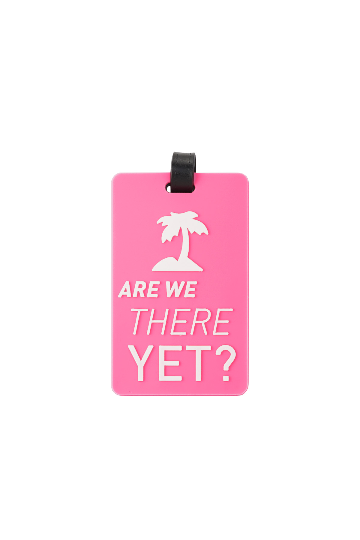 Are We There Yet? koffer tag - roze h5 