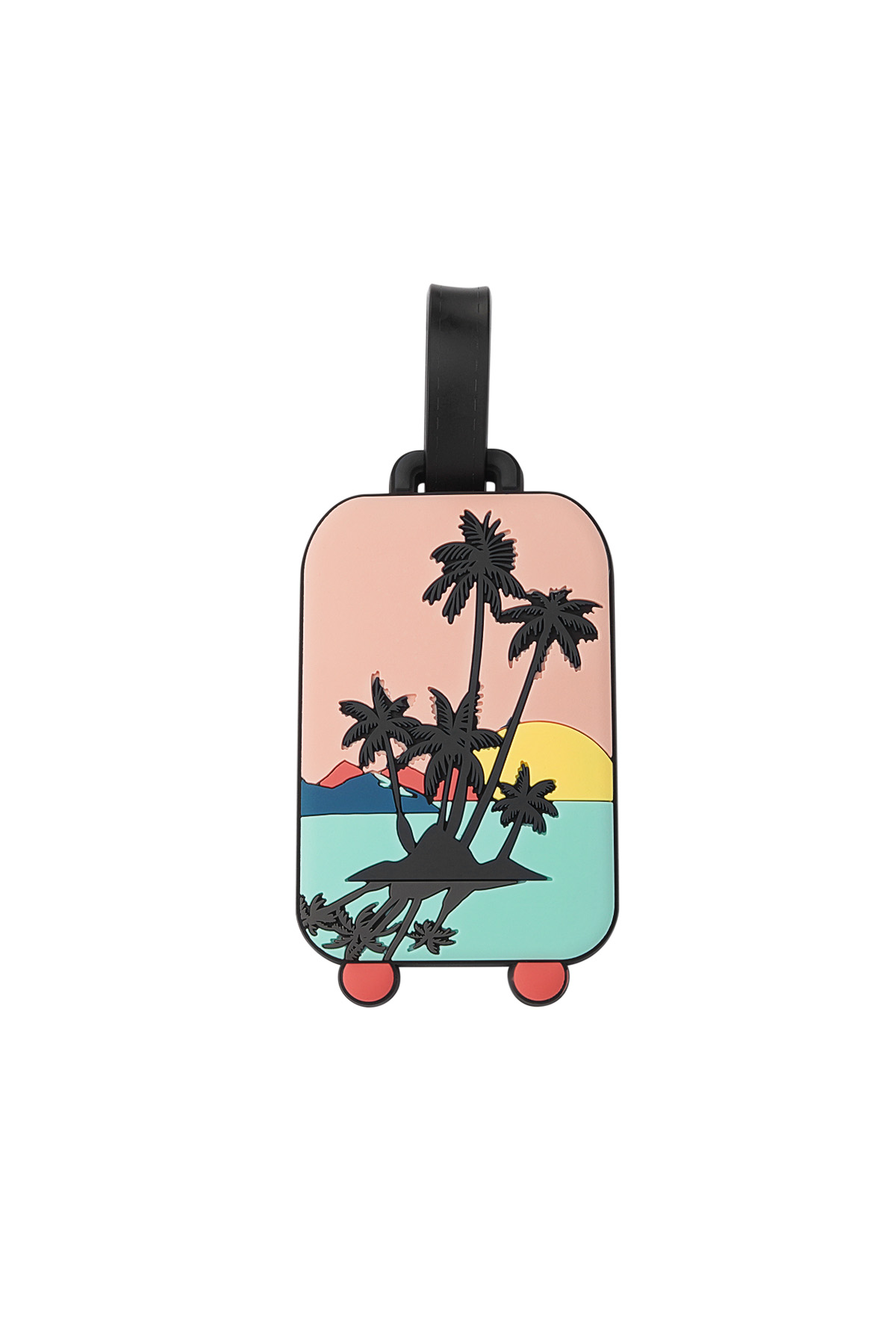 Paradise suitcase tag - multi 2