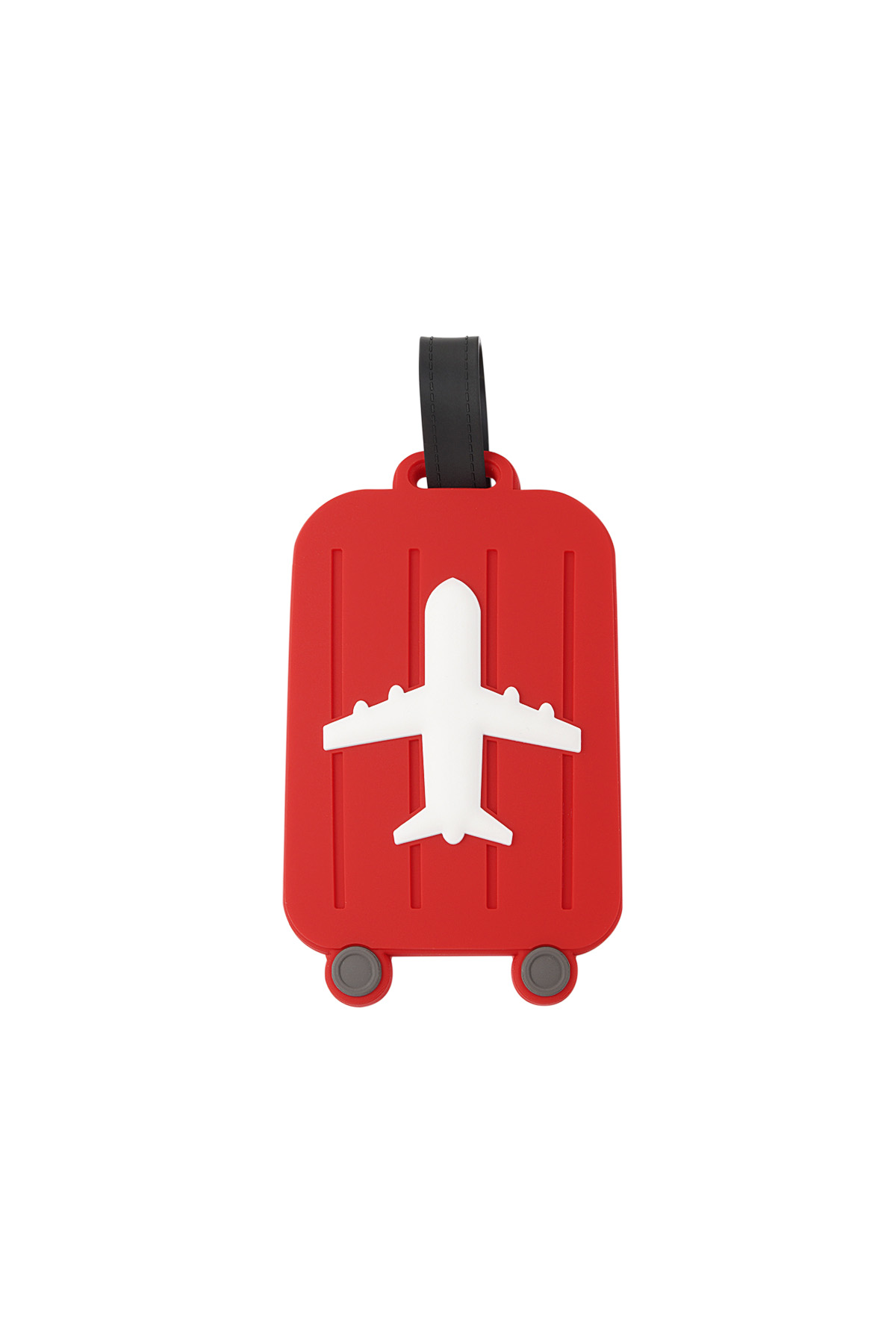 Fly Away suitcase tag - red 