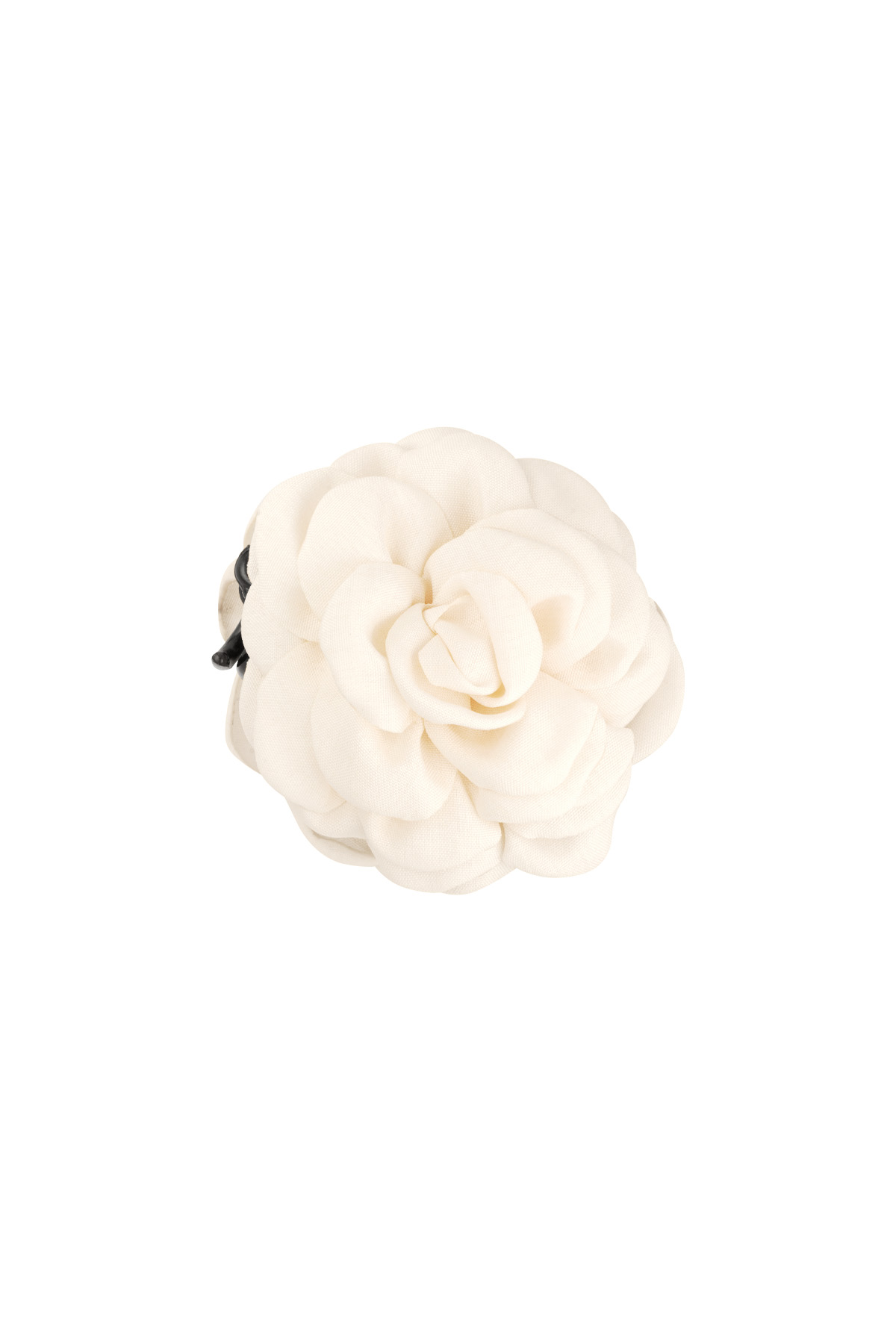 Barrette à cheveux rose - blanc cassé h5 