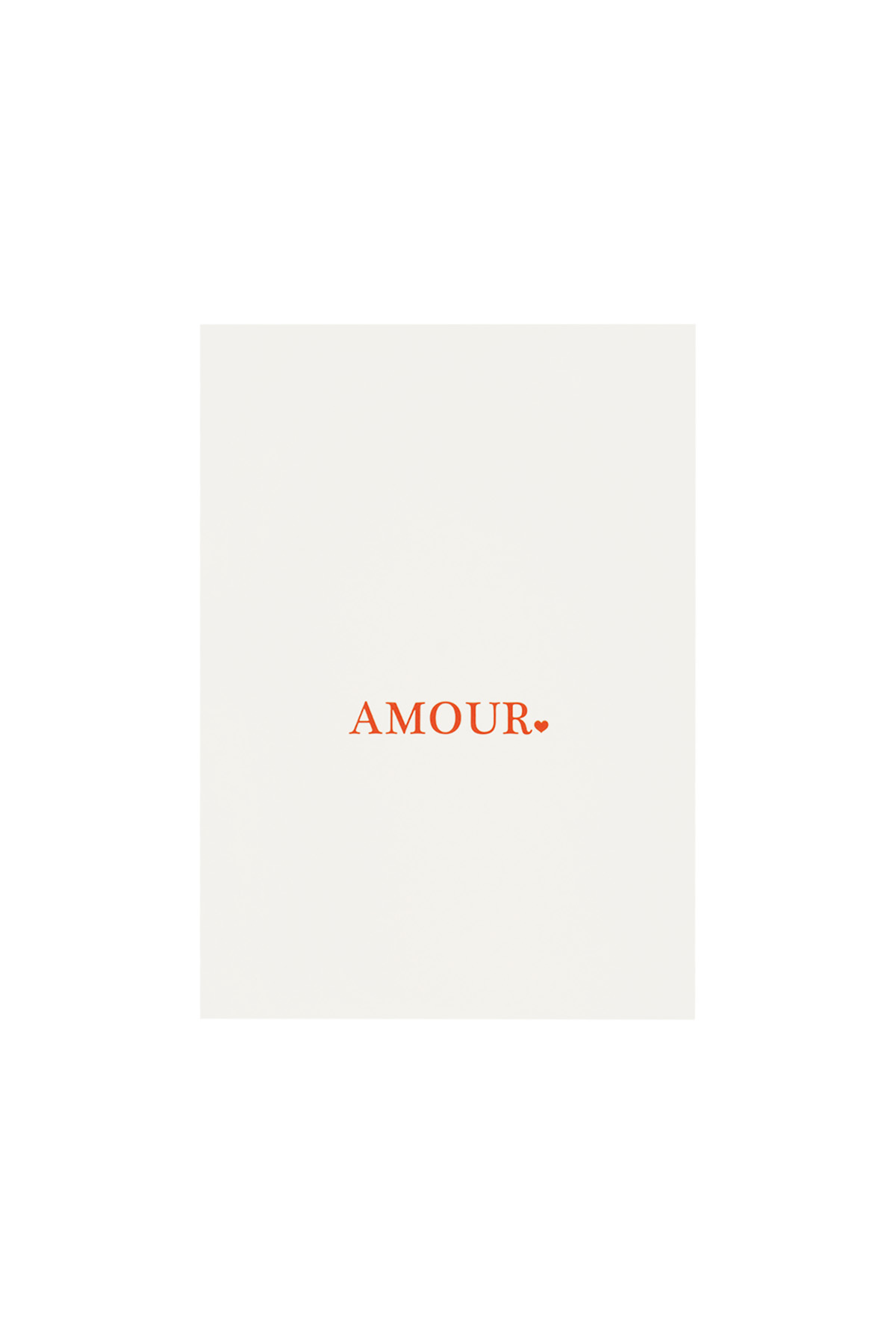 Amour-Karten - Weiß h5 