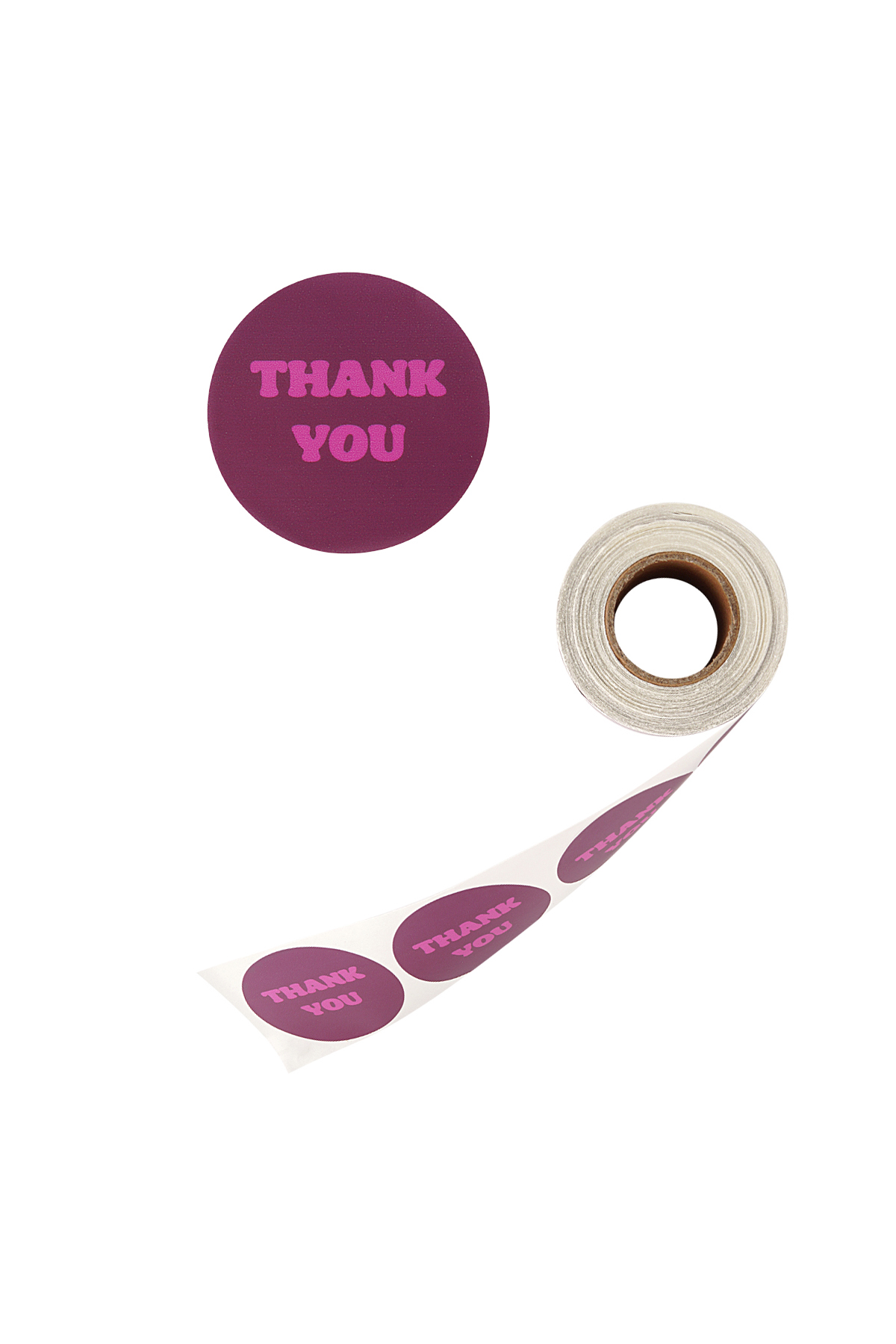 Stickers thank you - Purple h5 