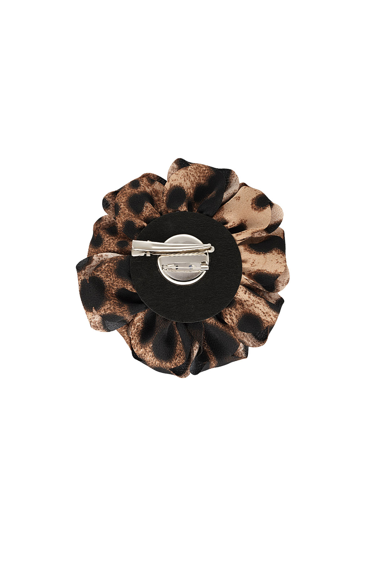 Wild elegance broche/ haarclip - bruin h5 Afbeelding4