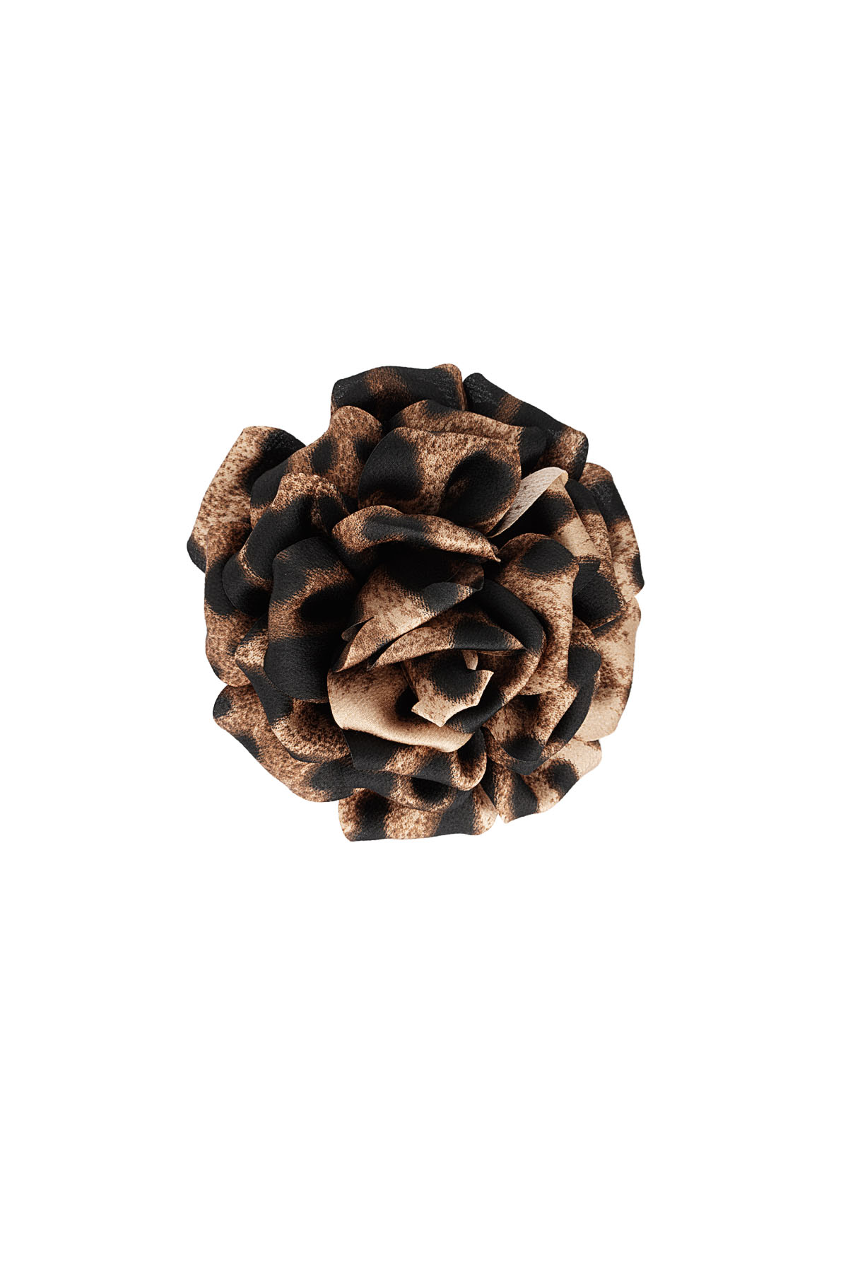 Wild elegance broche/ haarclip - bruin 