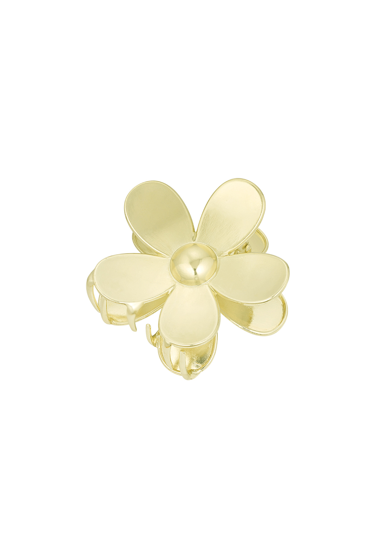 Daisy hair clip - gold h5 