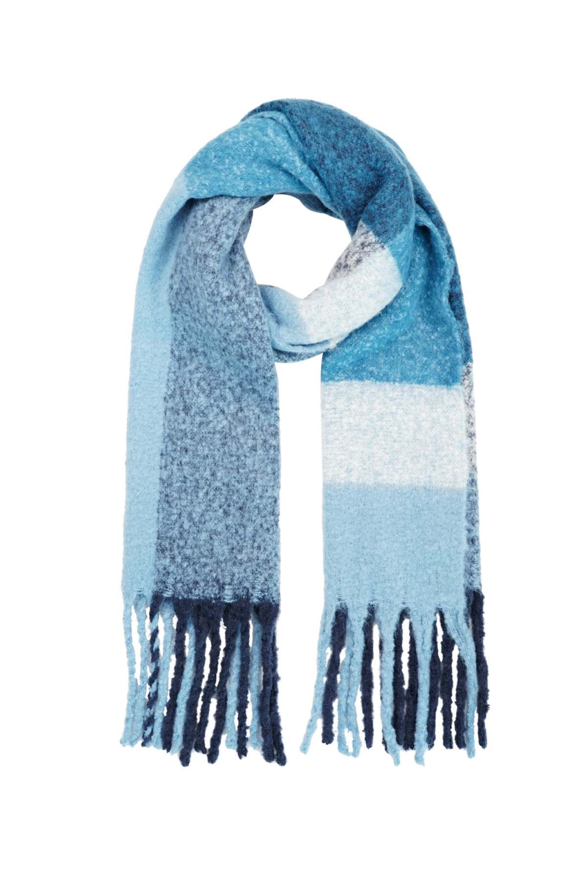 Scarf Winter Time Blue