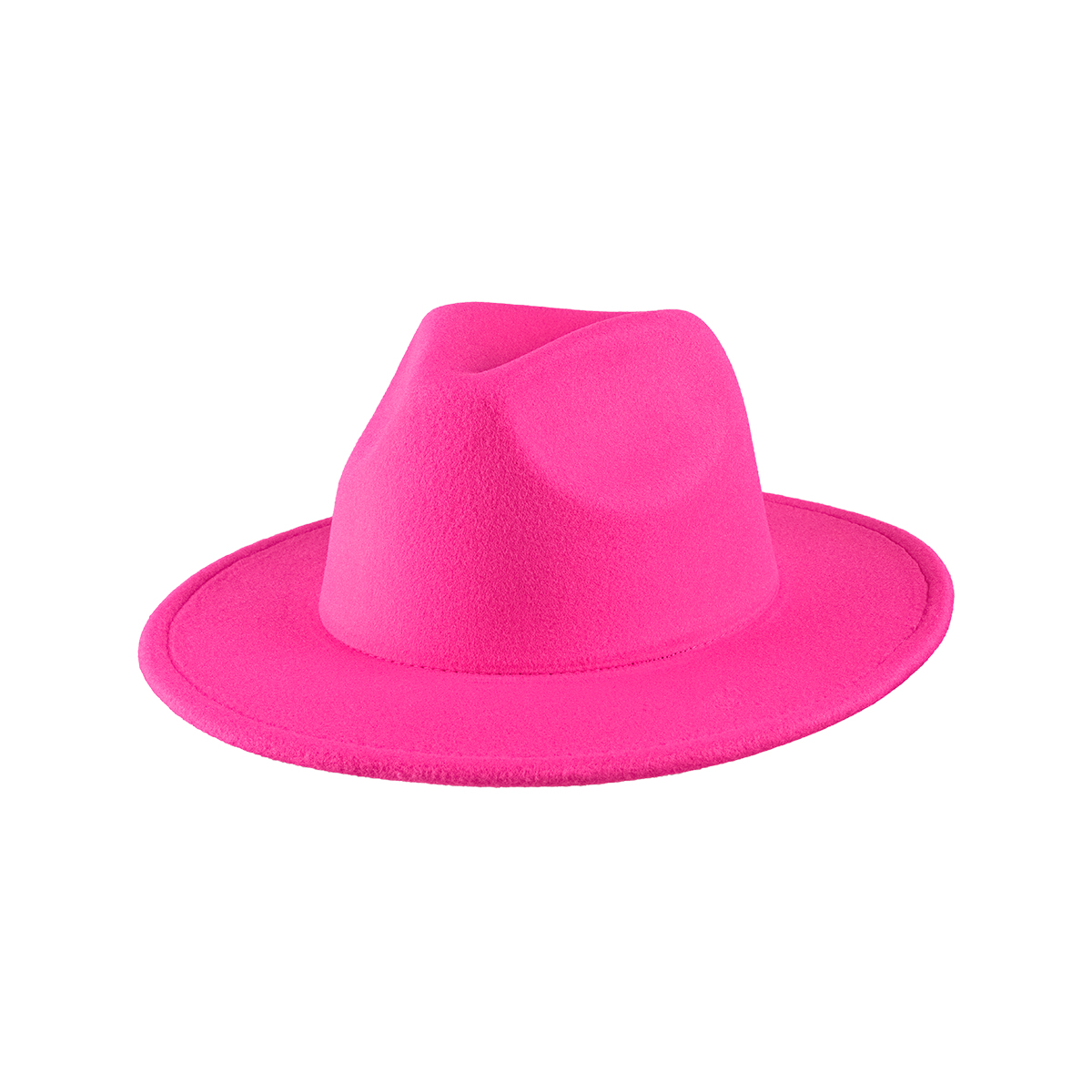 Sombrero fedora rosa pastel