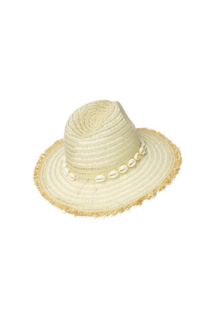 Yazlık şapka kabukları - kirli beyaz Kağıt h5 Resim5