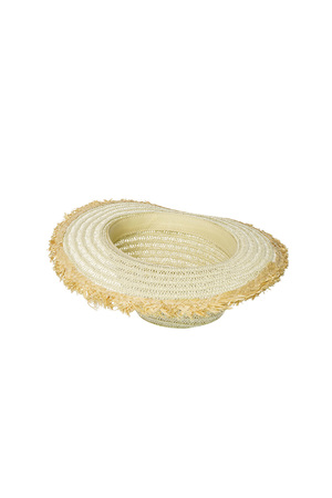 Conchas de sombrero de verano - Papel blanco roto h5 Imagen6