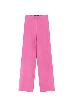 Pantaloni semplici tinta unita - rosa h5 