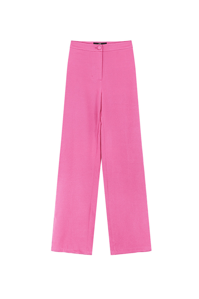Basic Plain Trousers - Pink 