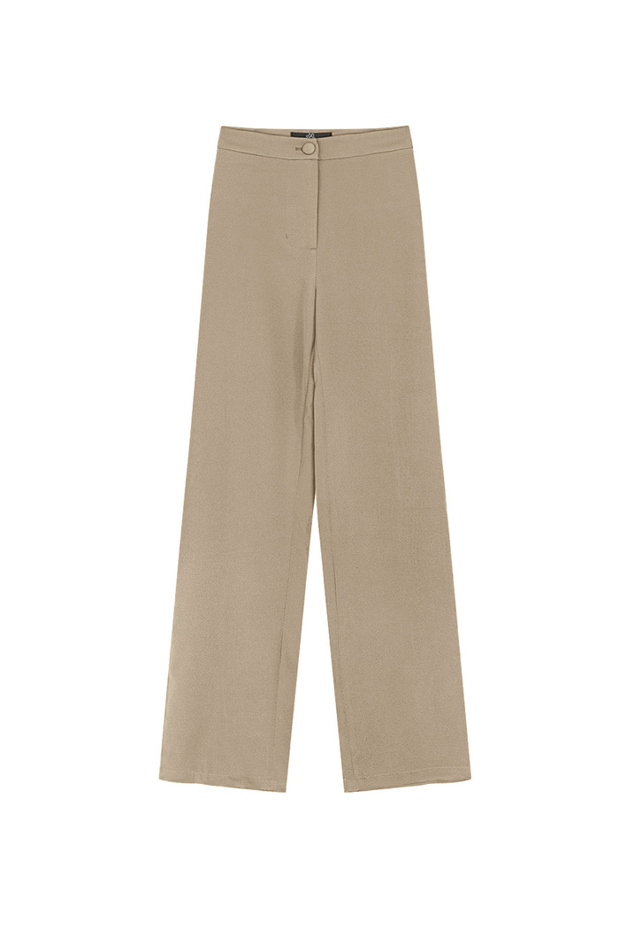 Basic plain trousers - sand 