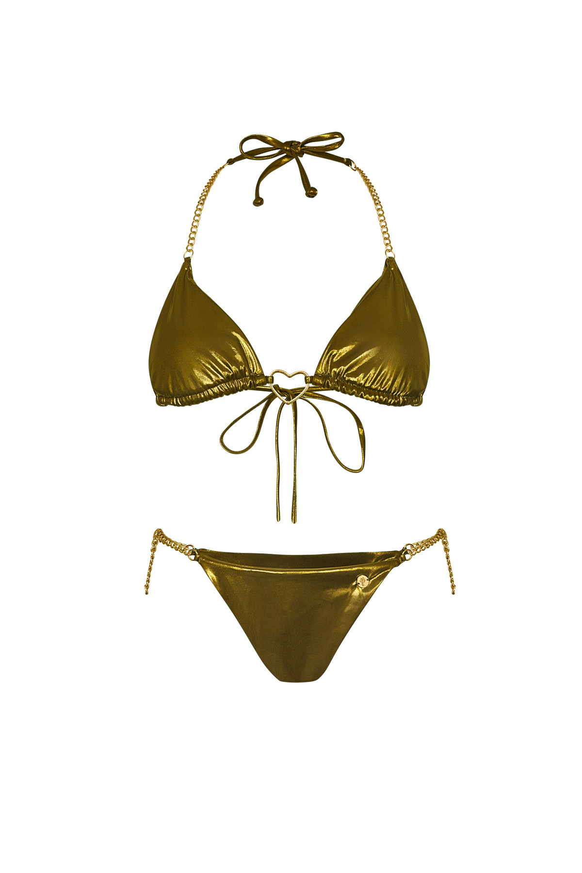 Bikini metallic - Vintage gold M h5 