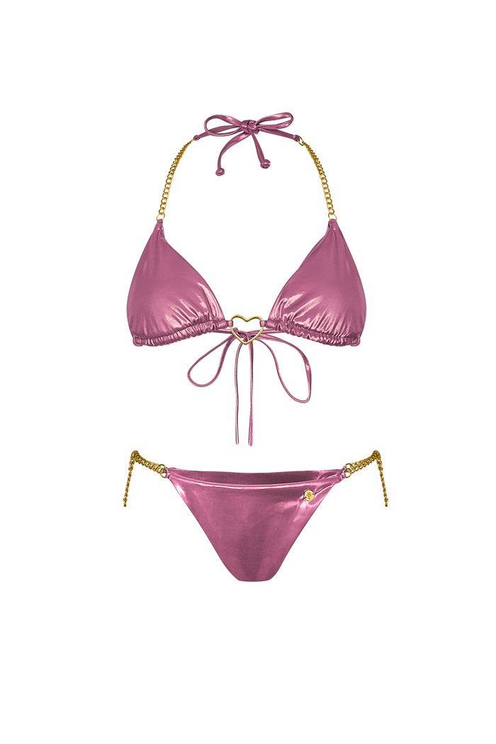Bikini metallic - Pink L 