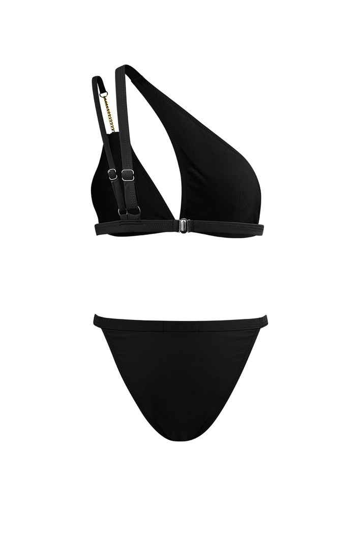 Bikini une épaule - noir M Image6