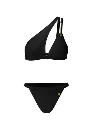 Bikini une épaule - noir M h5 