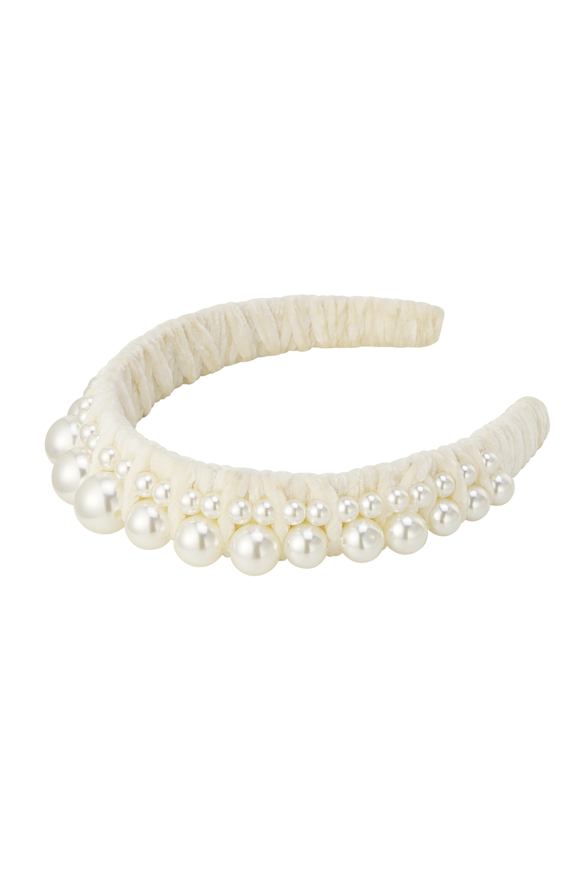 Headband statement pearls - off-white Plastic h5 Picture5