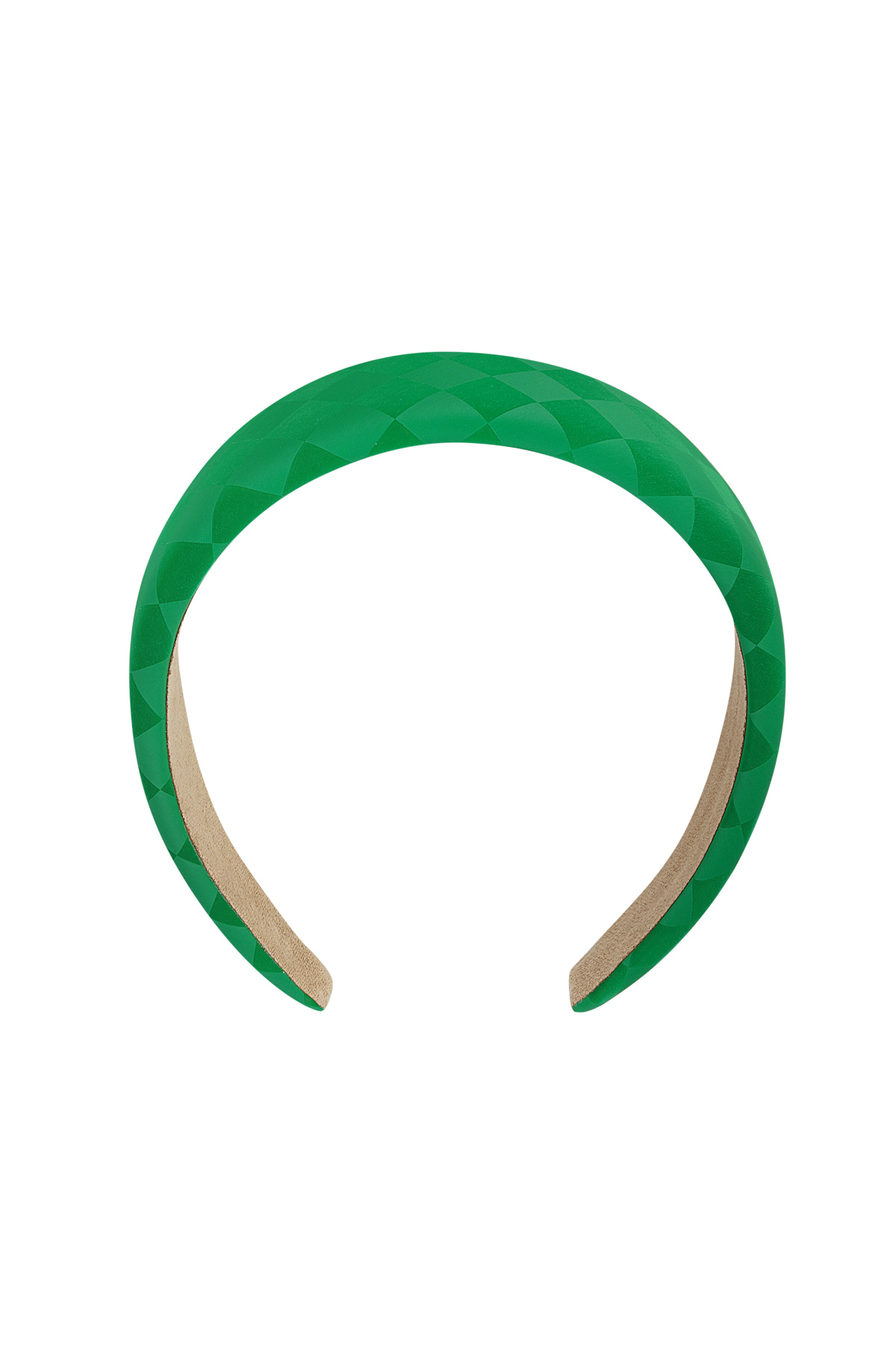 Stirnband mit Rautendetail – grün Kunststoff